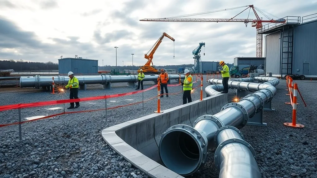 Gas & Oil Pipe Ducting & Installation in Deal